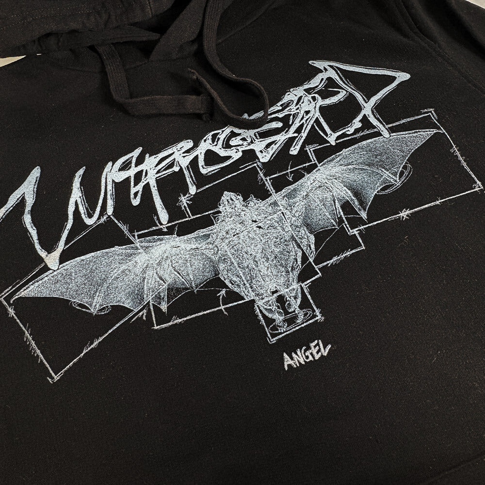 Angel Bat Hoodie - Black