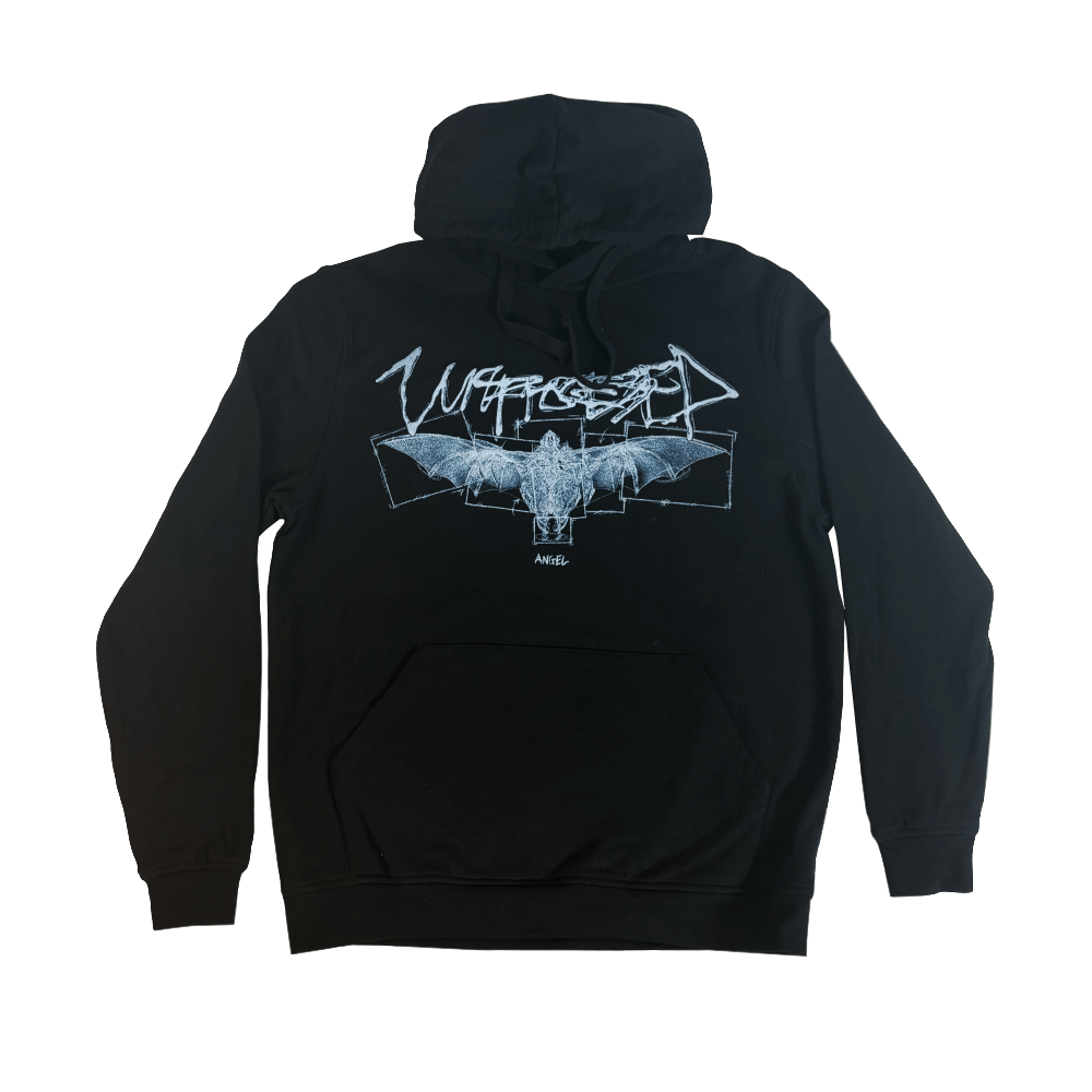 Angel Bat Hoodie - Black