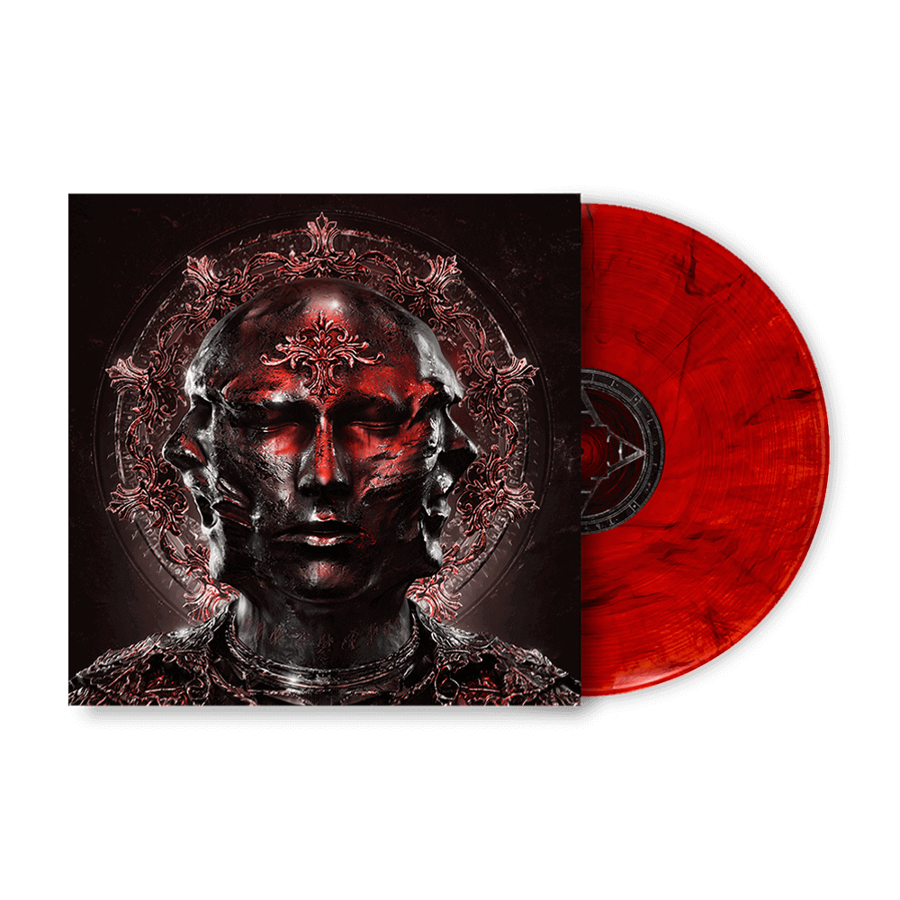 ... and everything in between 12" Vinyl - Transparent Red/Black Marble